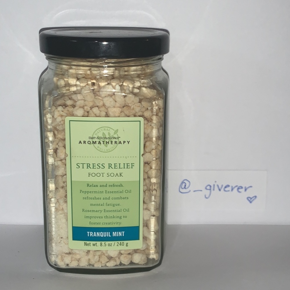 Tranquil Mint Stress Relief Foot Soak Aromatherapy